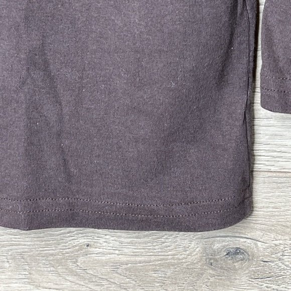 Dont Mess With Texas Top Womens L Youth Brown L Sleeve Blue Rhinestone Longhorn - Picture 4 of 8